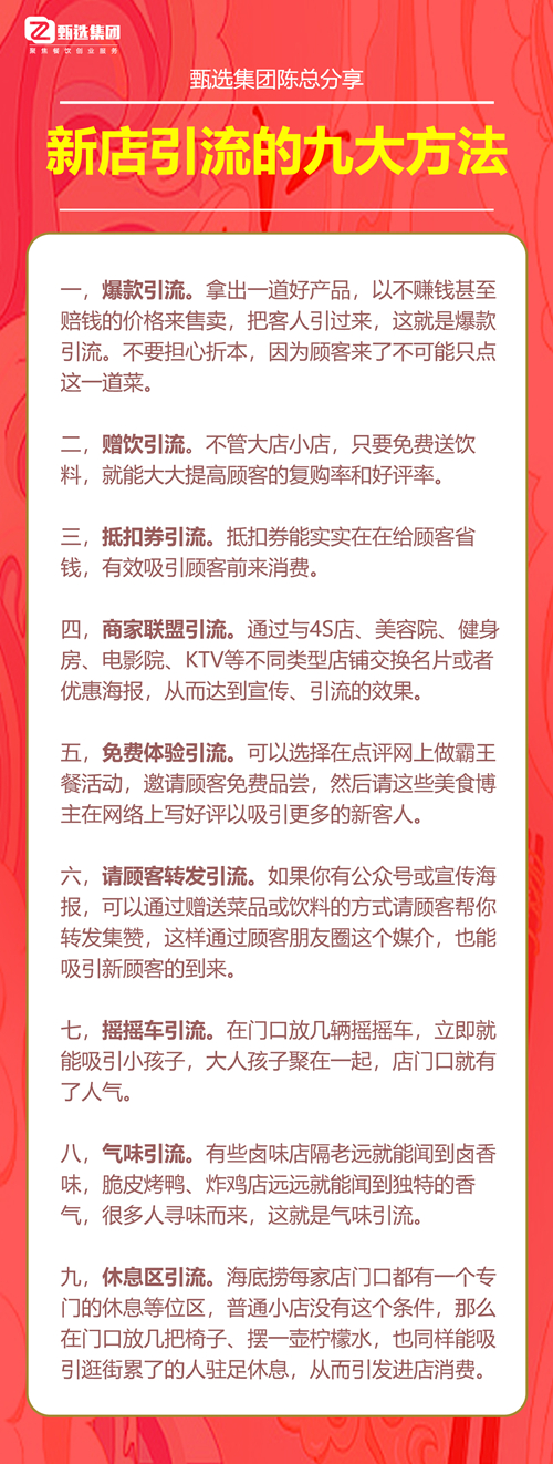 新店引流的九個(gè)好方法(圖1)